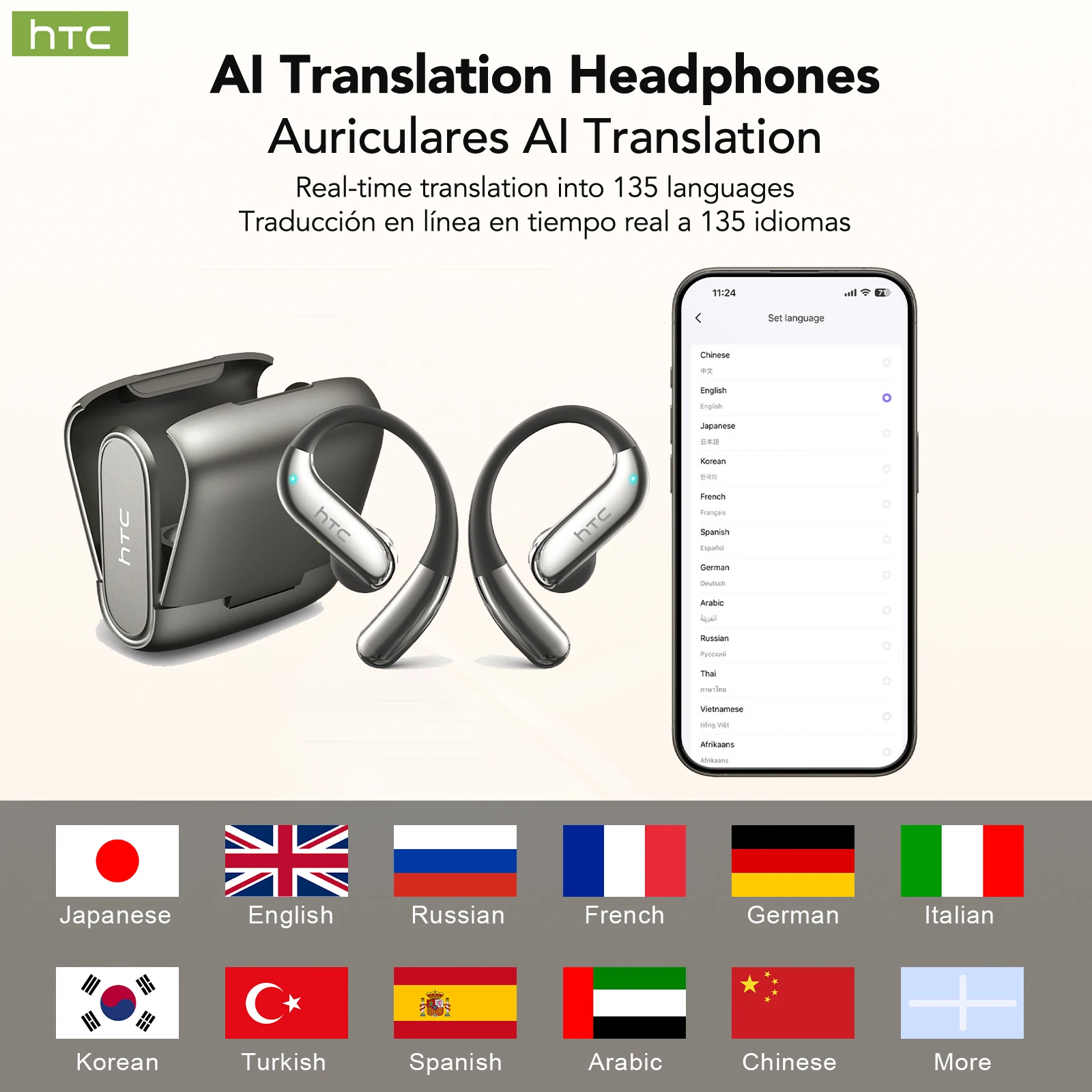 HTC NE23 Bluetooth V6.0 Earpho - đánh giá và giá Wired Earphone Lightning