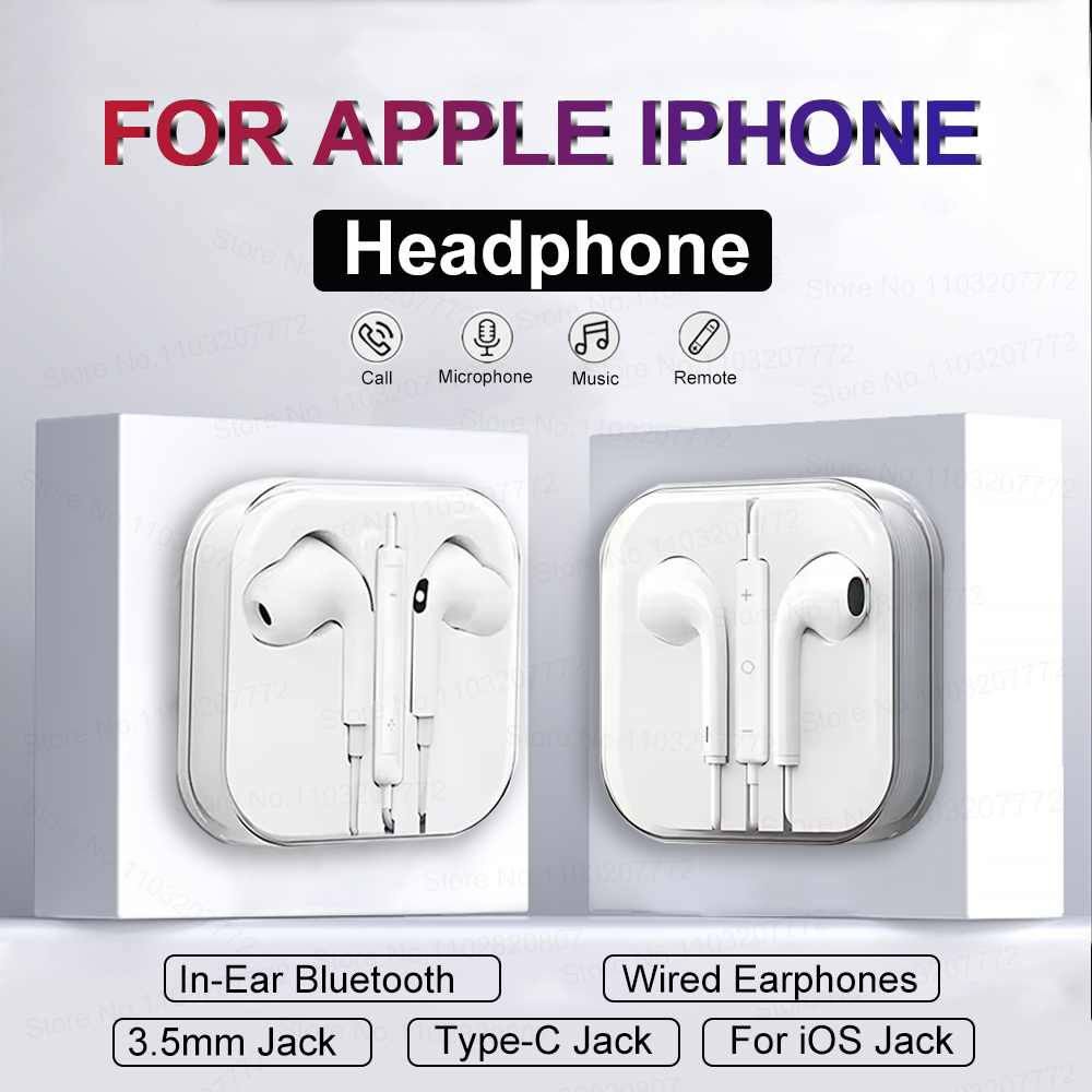 For Apple Headphones For iPhon - đánh giá và giá Wired Earphone Lightning