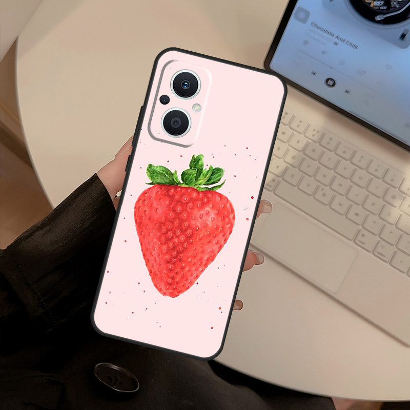 Strawberry Red Case For OPPO F - đánh giá và giá Oppo Reno 12